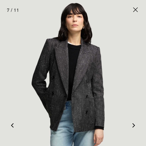 Argent Jackets & Blazers - Argent Chelsea Blazer in Tweed size 4, like new! Current style, new for fall!